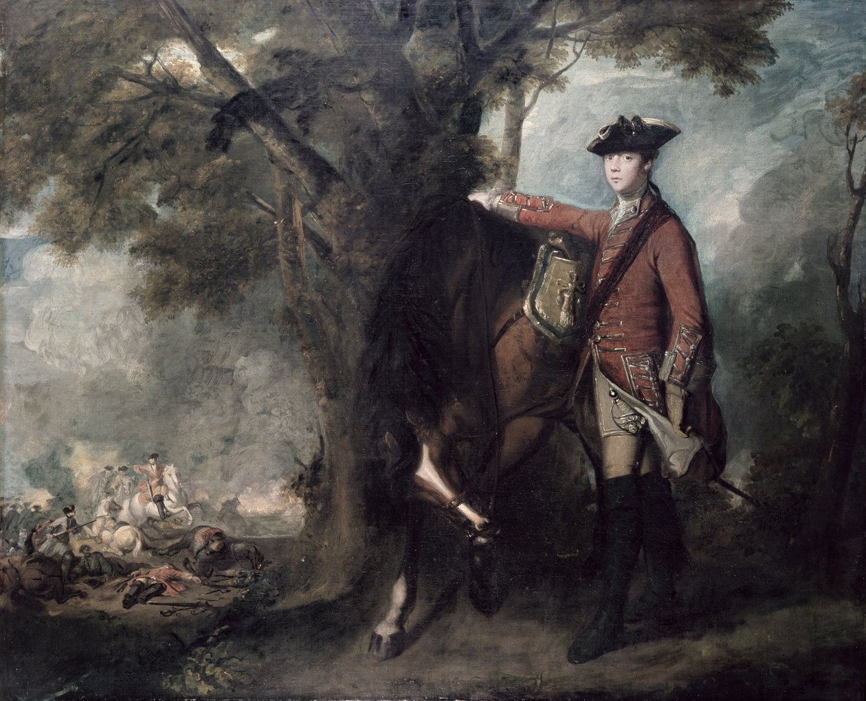 Cornet Nehemiah Winter, 11. dragonyosok, 1759 alkotó: Joshua Reynolds