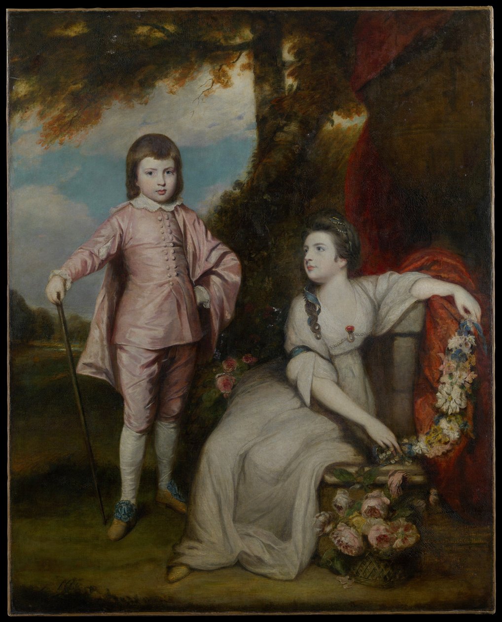 George Capel, Malden vikomt (1757–1839) és Lady Elizabeth Capel (1755–1834) alkotó: Joshua Reynolds