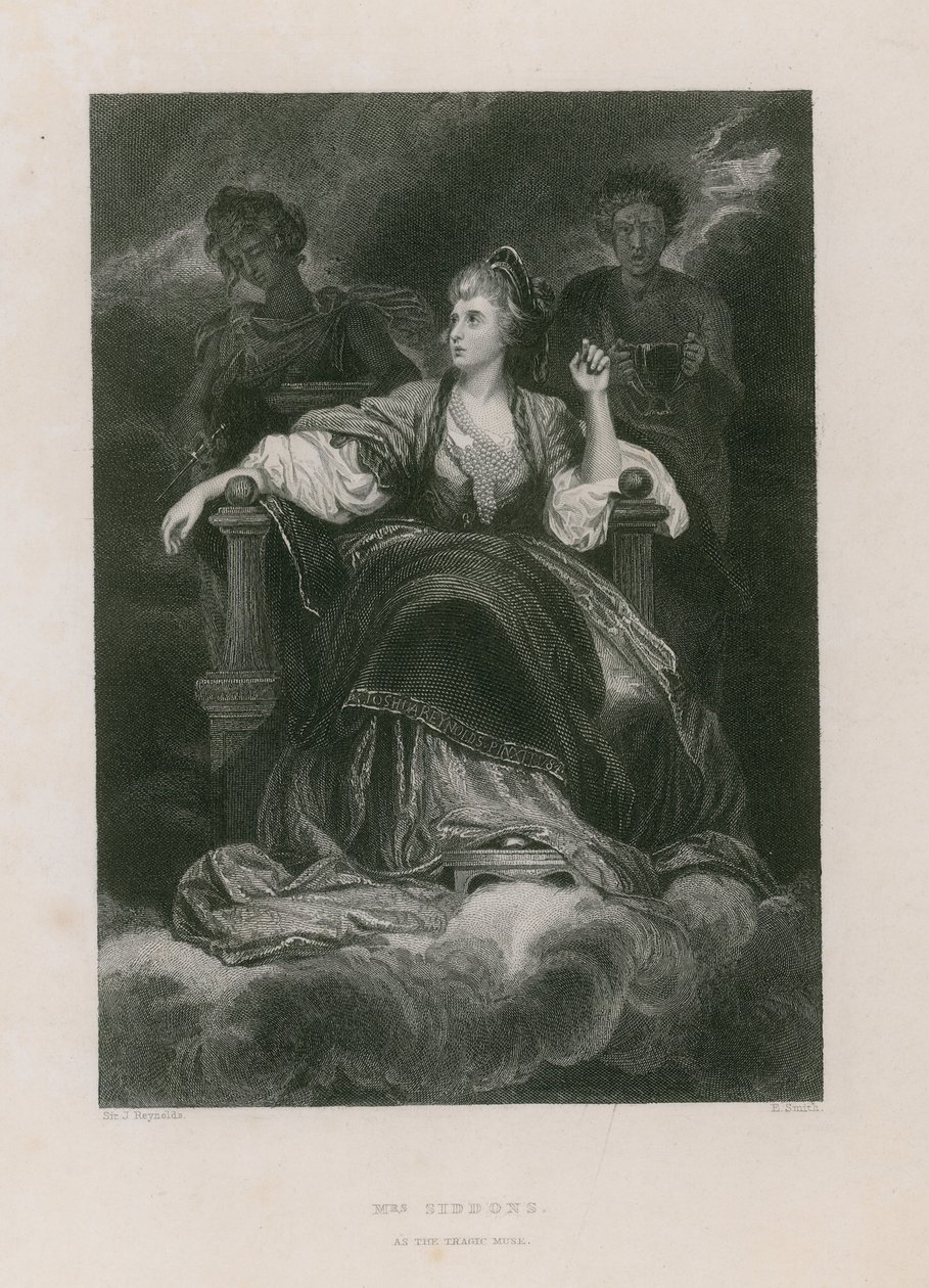 Mrs Siddons, mint a tragikus múzsa alkotó: Joshua Reynolds