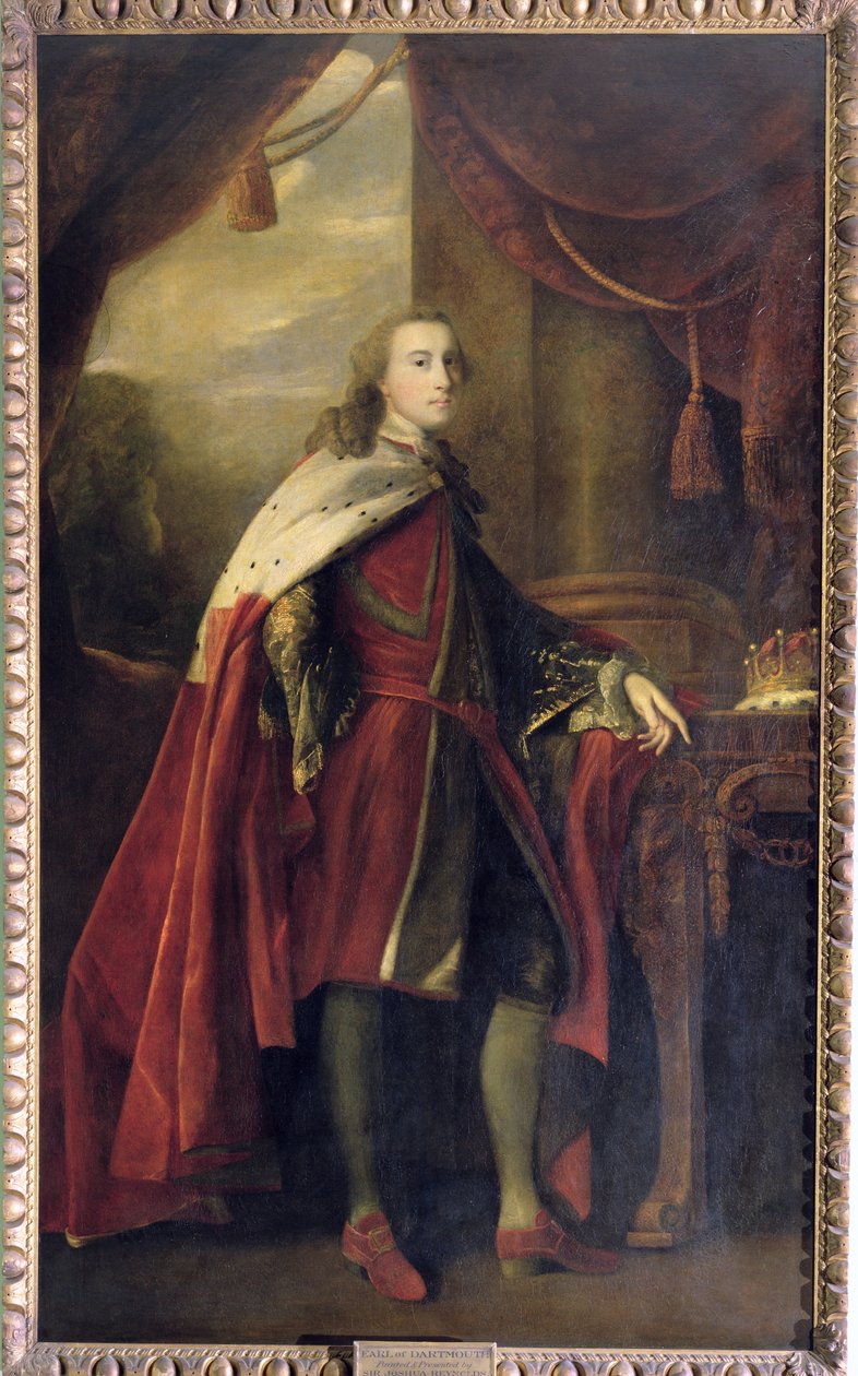 William Legge (1731-1801), Dartmouth 2. grófjának portréja, 1757 körül. alkotó: Joshua Reynolds