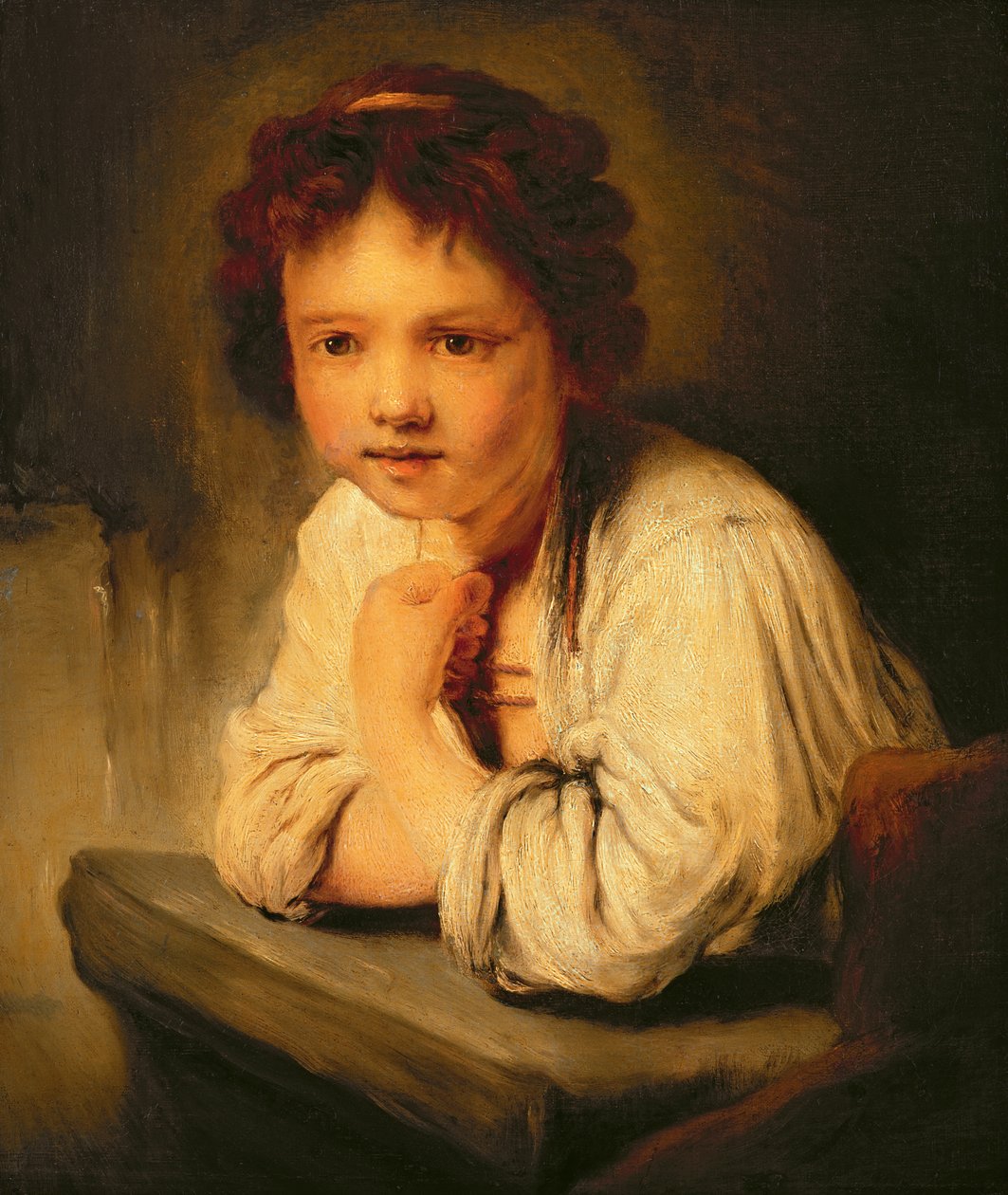 Fiatal lány az ablaknál alkotó: Joshua Reynolds