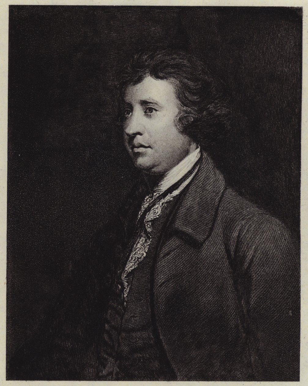 Edmund Burke (litho) alkotó: Joshua (after) Reynolds