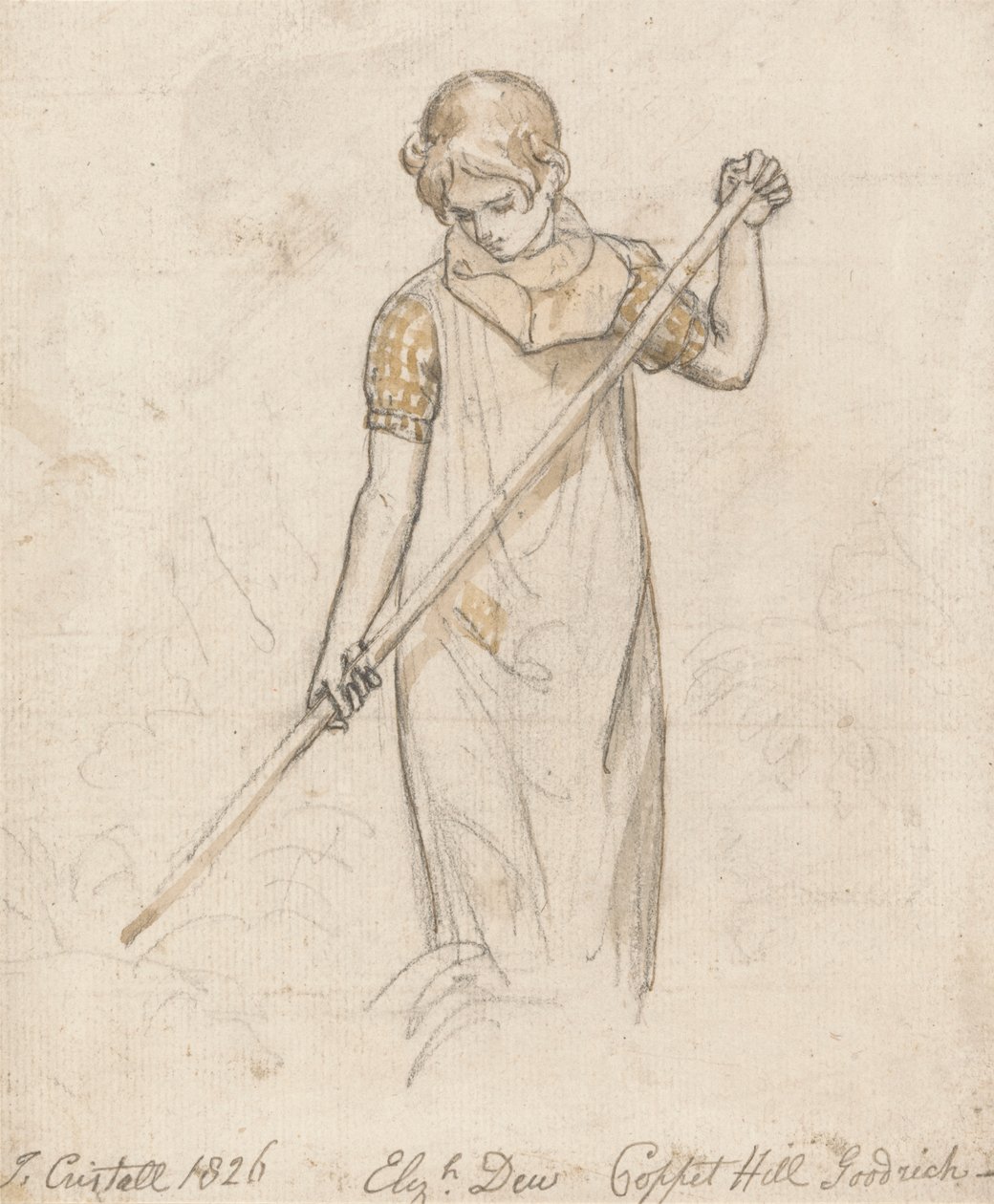 Kapáló lány: Elizabeth Dew alkotó: Joshua Cristall
