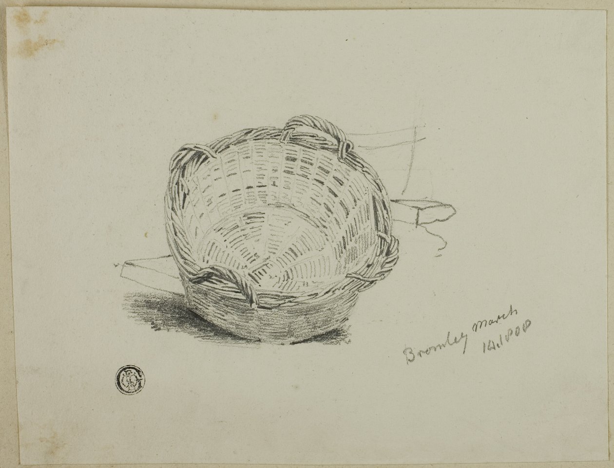 Fonott mosdókosár alkotó: Joshua Cristall