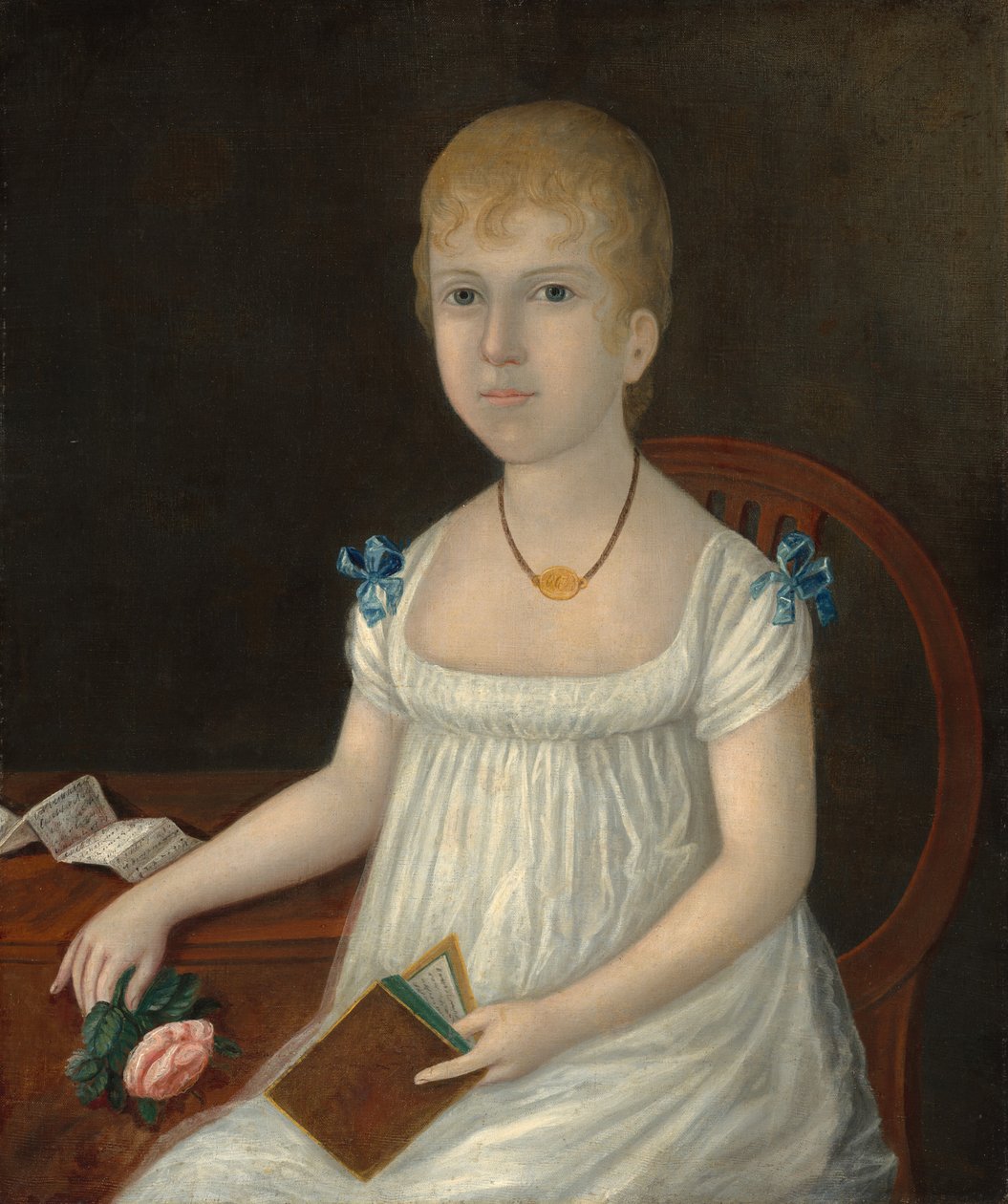 Adelina Morton, c. 1810. alkotó: Joshua Johnson