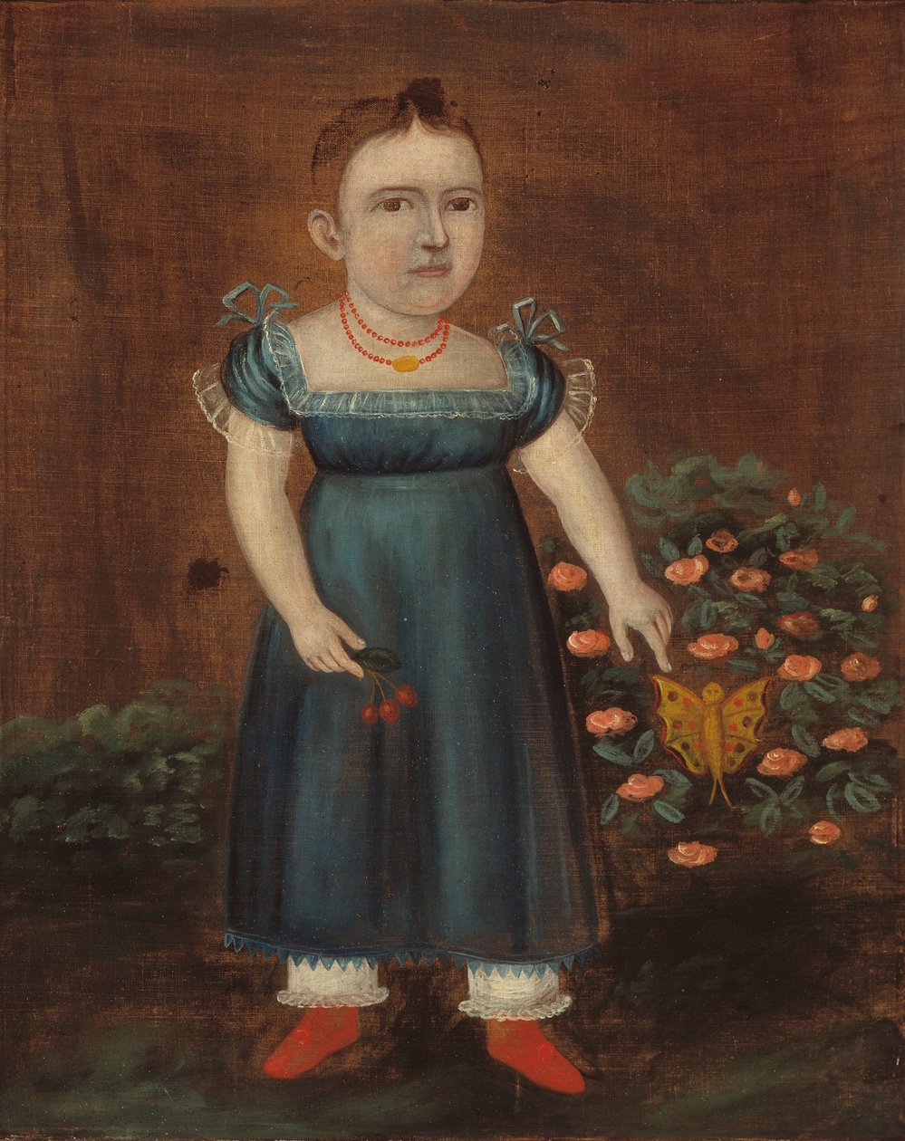 Adelia Ellender portréja alkotó: Joshua Johnson