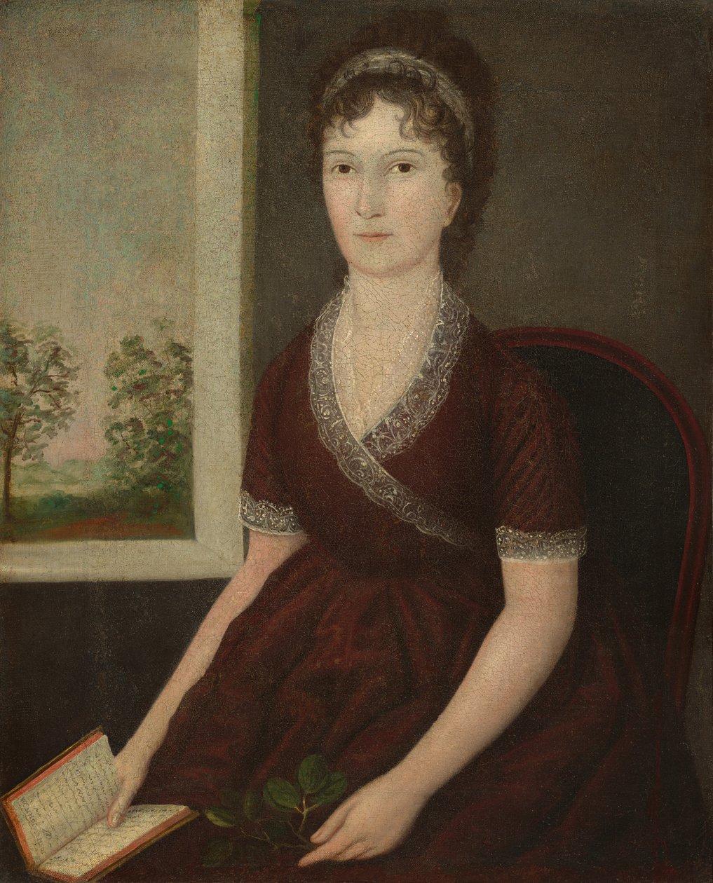 Sarah Ogden Gustin, c. 1805. alkotó: Joshua Johnson