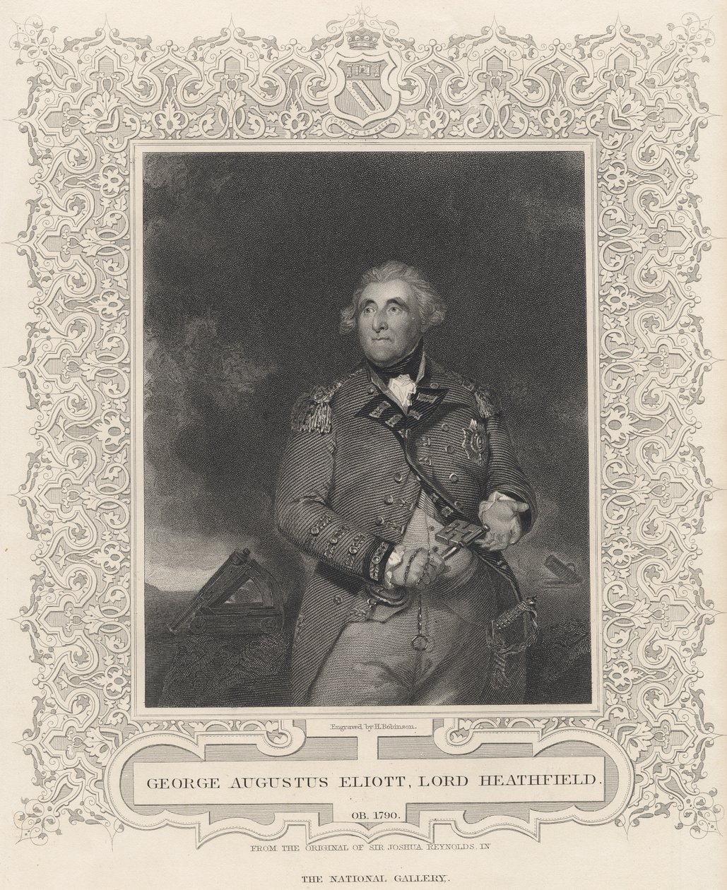 George Augustus Eliott, Heathfield 1. báró alkotó: Joshua Reynolds