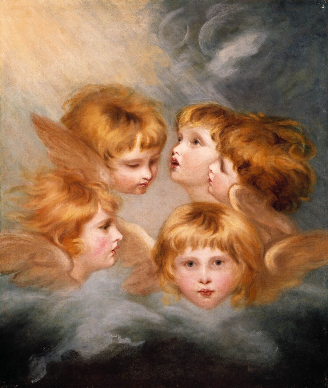 Angyalok fejei: Miss Frances Gordon alkotó: Joshua Reynolds