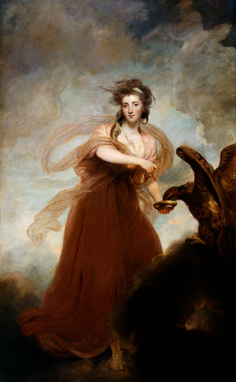 Mrs Musters, mint "Hebe" alkotó: Joshua Reynolds
