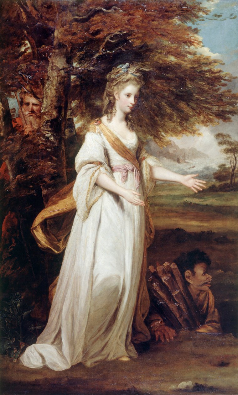 The Hon Mrs. Tollemache, mint "Miranda" alkotó: Joshua Reynolds