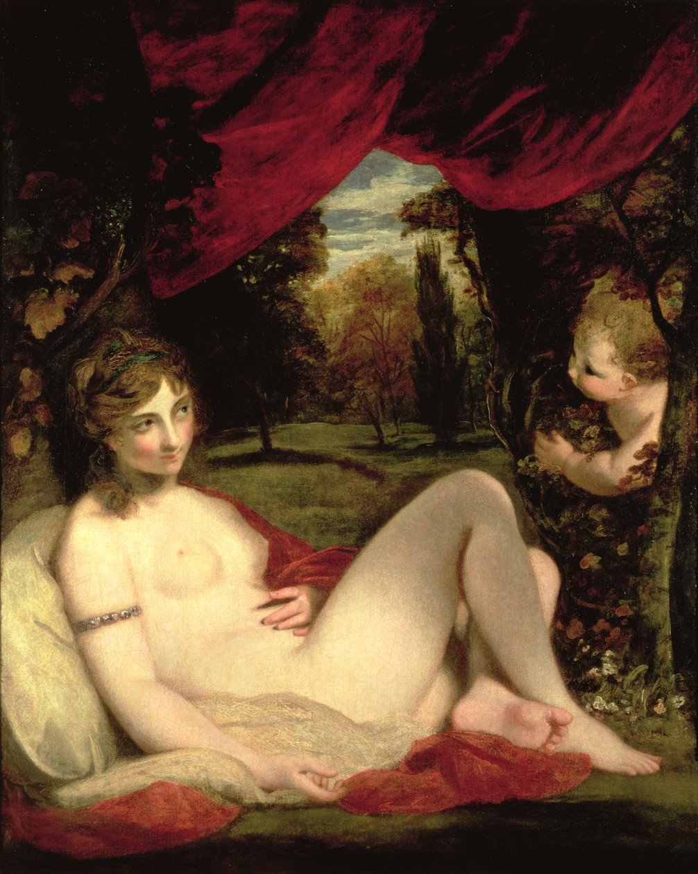 Vénusz és Ámor, 1785 körül alkotó: Joshua Reynolds