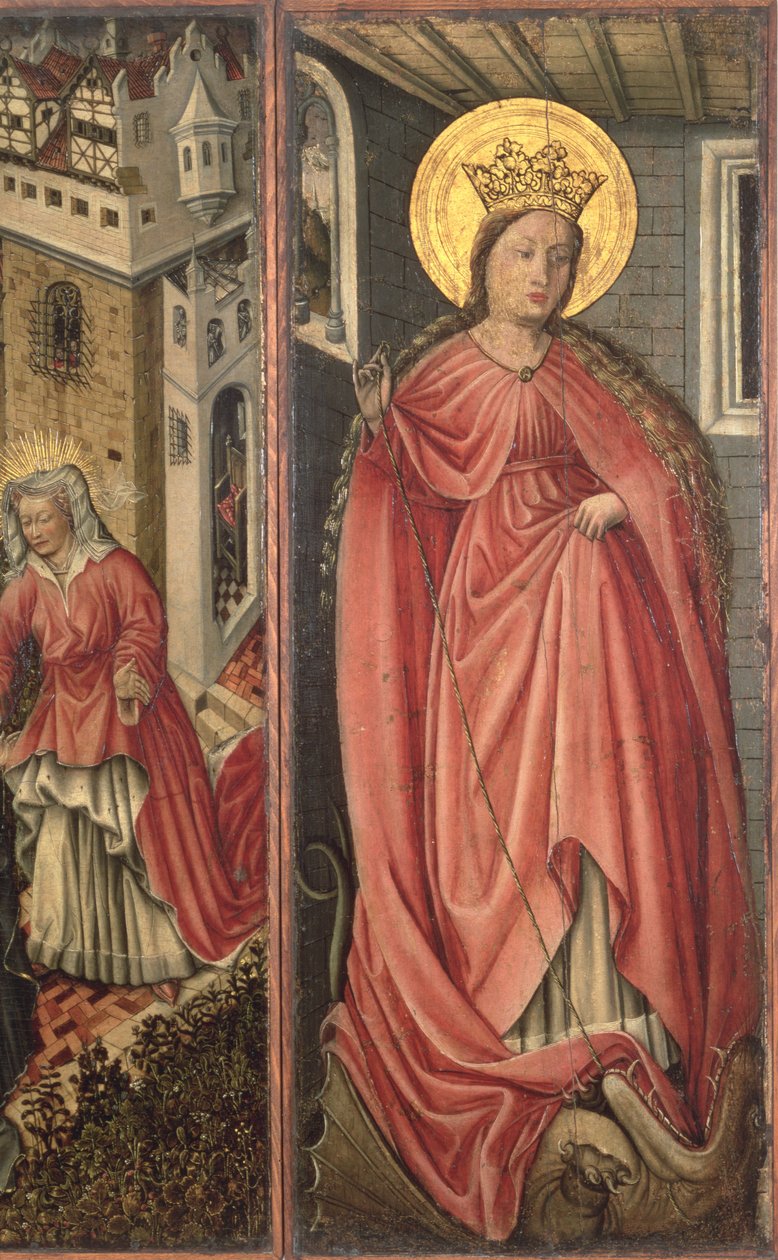 Szent Margit, jobb oldali poliptichon tábla (panel) alkotó: Jost Amman