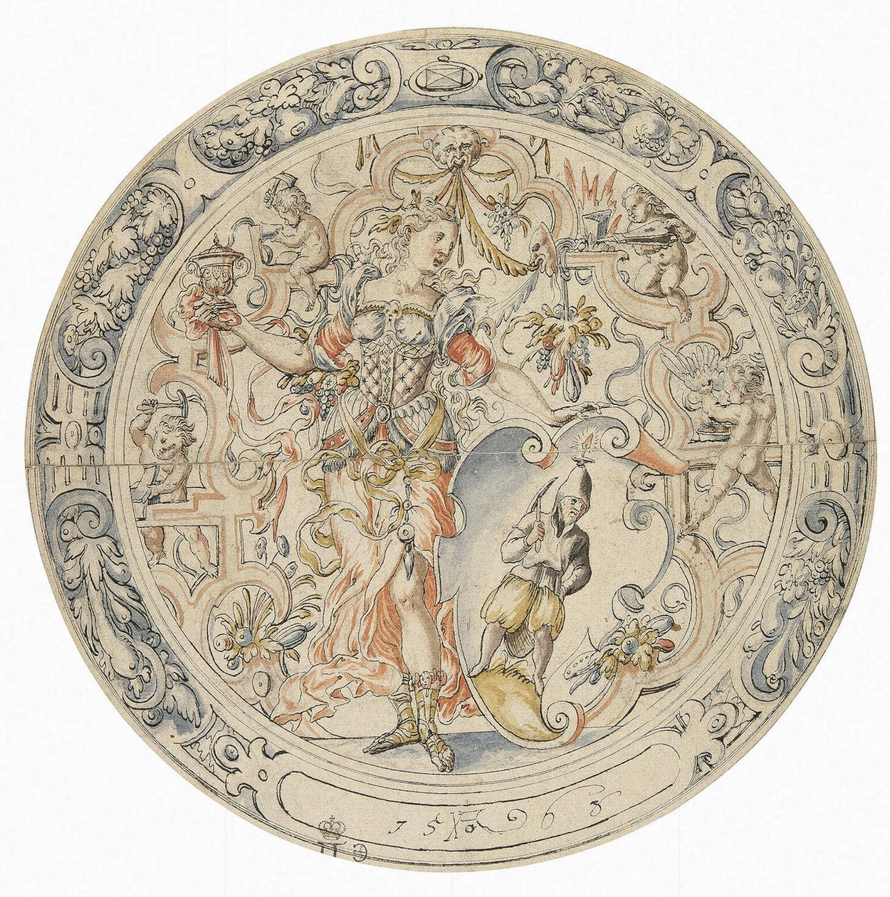 A bányászat allegóriája, 1563 alkotó: Jost Amman