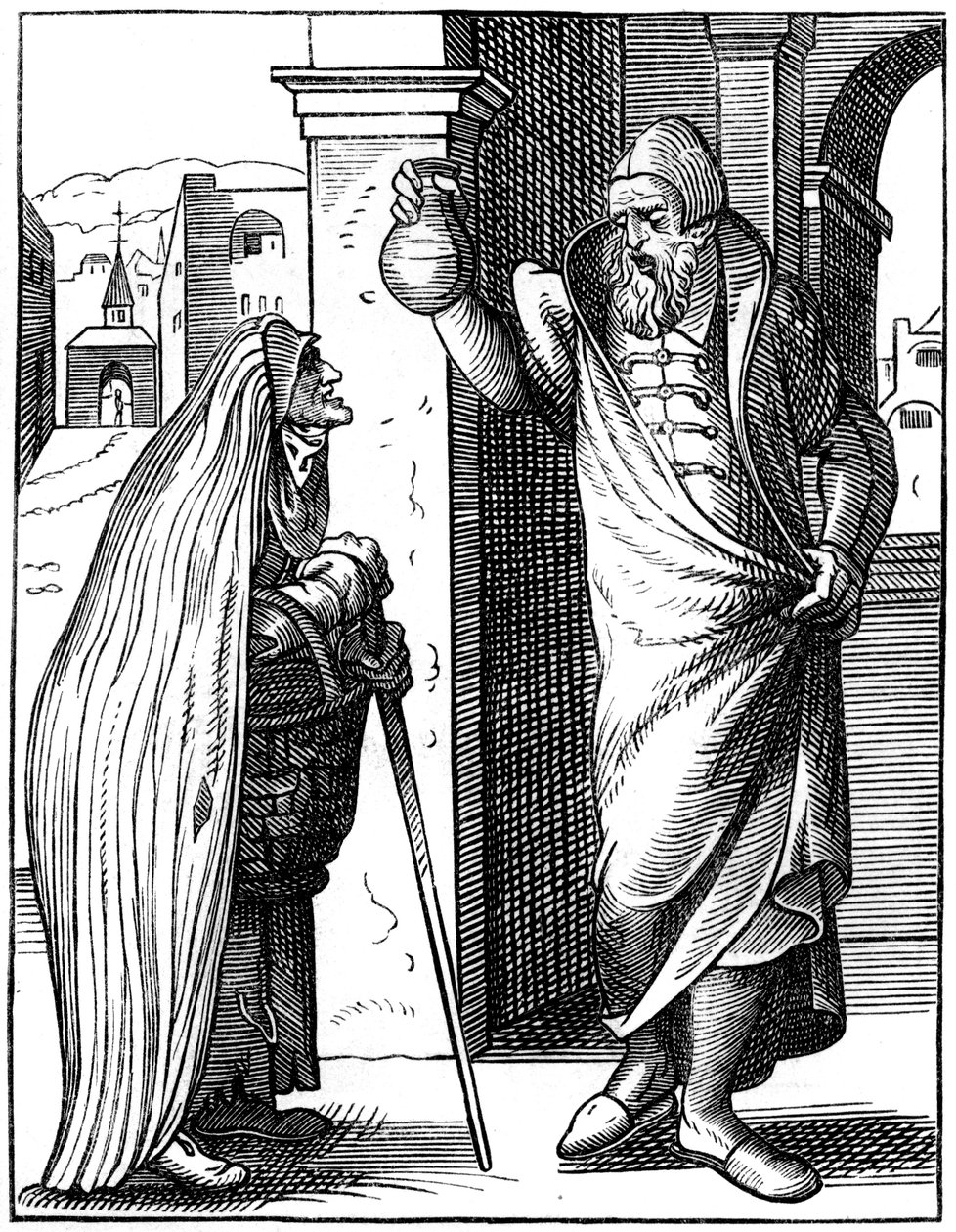 Orvos, 1849. XVI. század. alkotó: Jost Amman