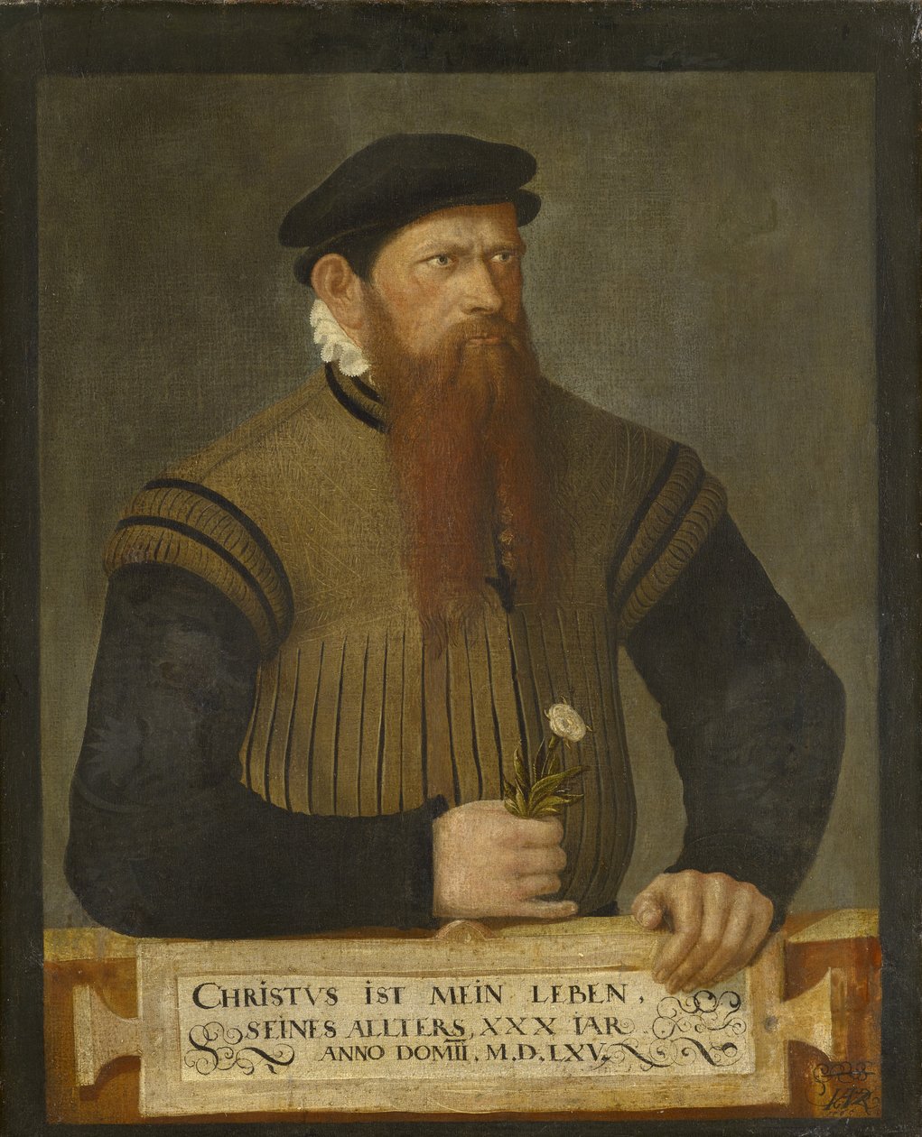 Egy szakállas férfi portréja, 1565 alkotó: Jost Amman