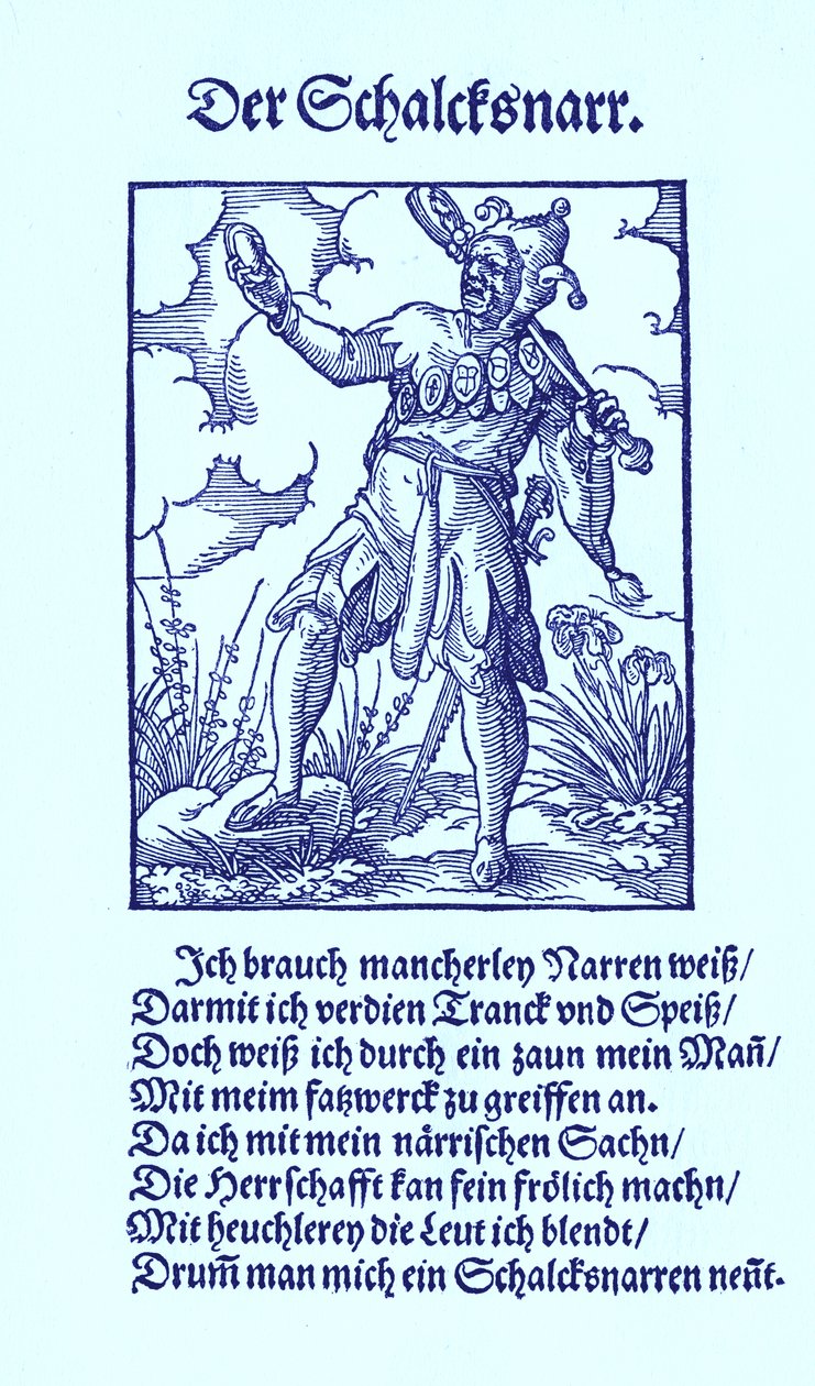Tréfamester / bolond alkotó: Jost Amman