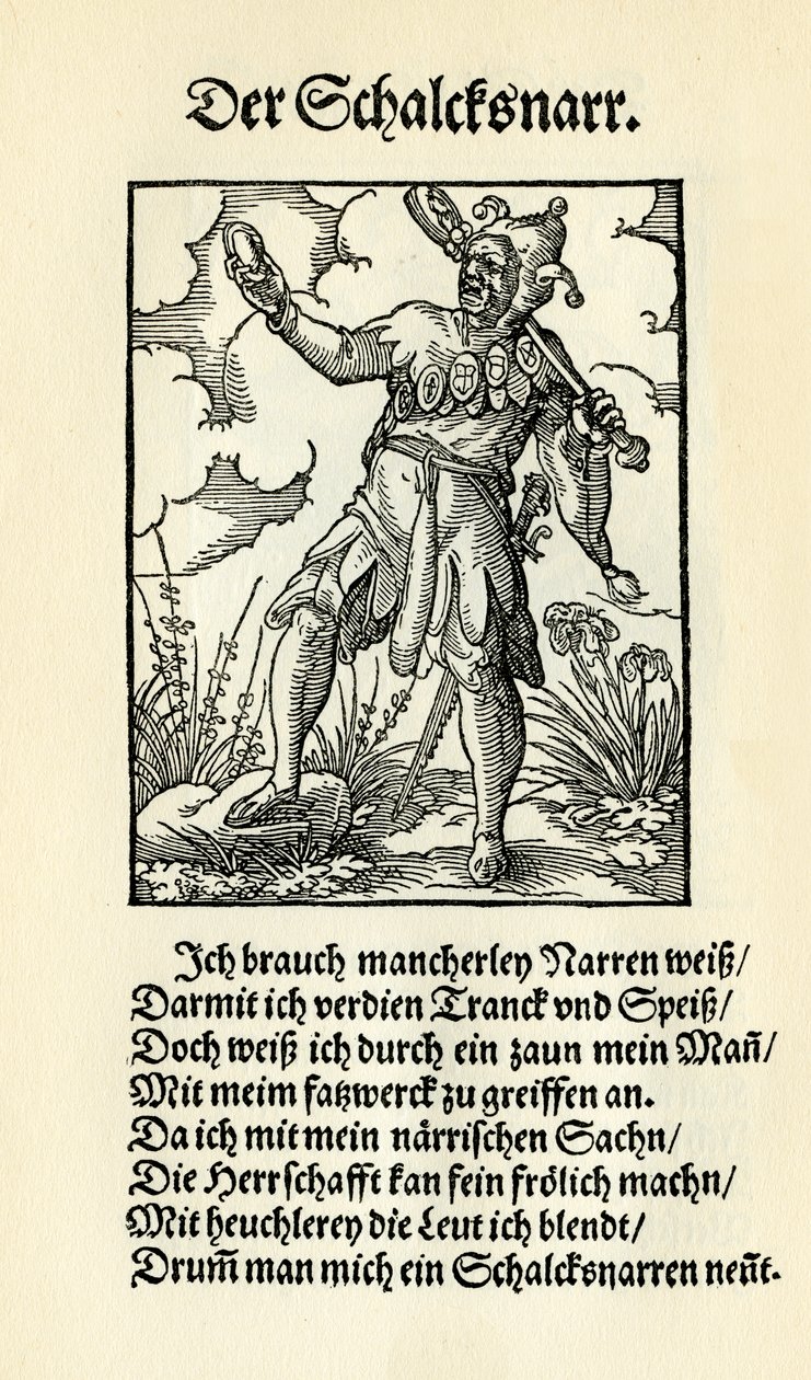 Tréfamester / bolond alkotó: Jost Amman
