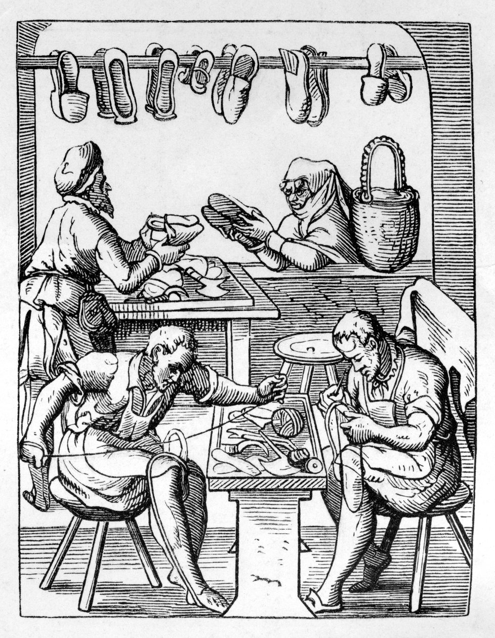Cipész, c1559-1591 alkotó: Jost Amman