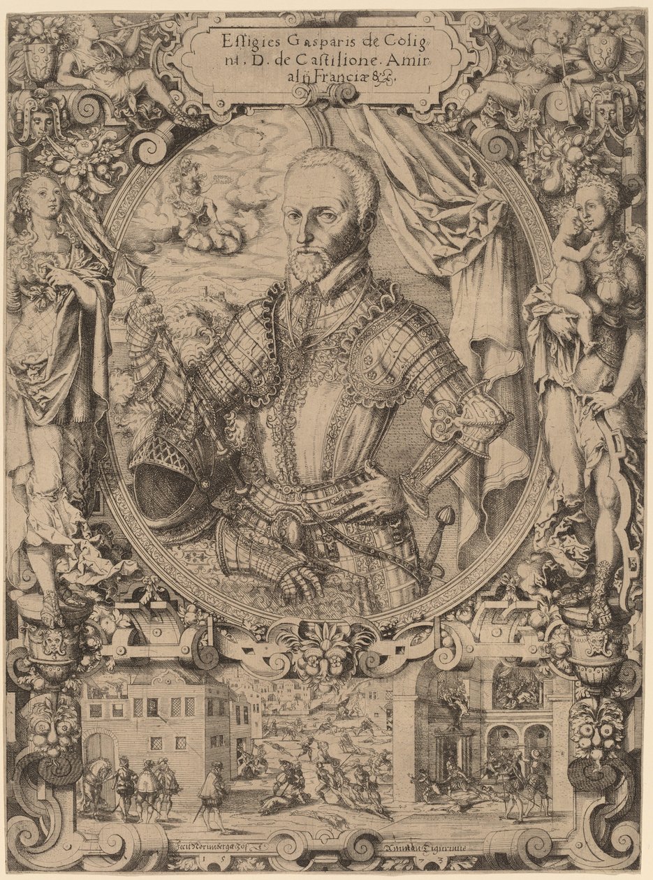 Gaspar de Coligny, 1573. alkotó: Jost Ammon