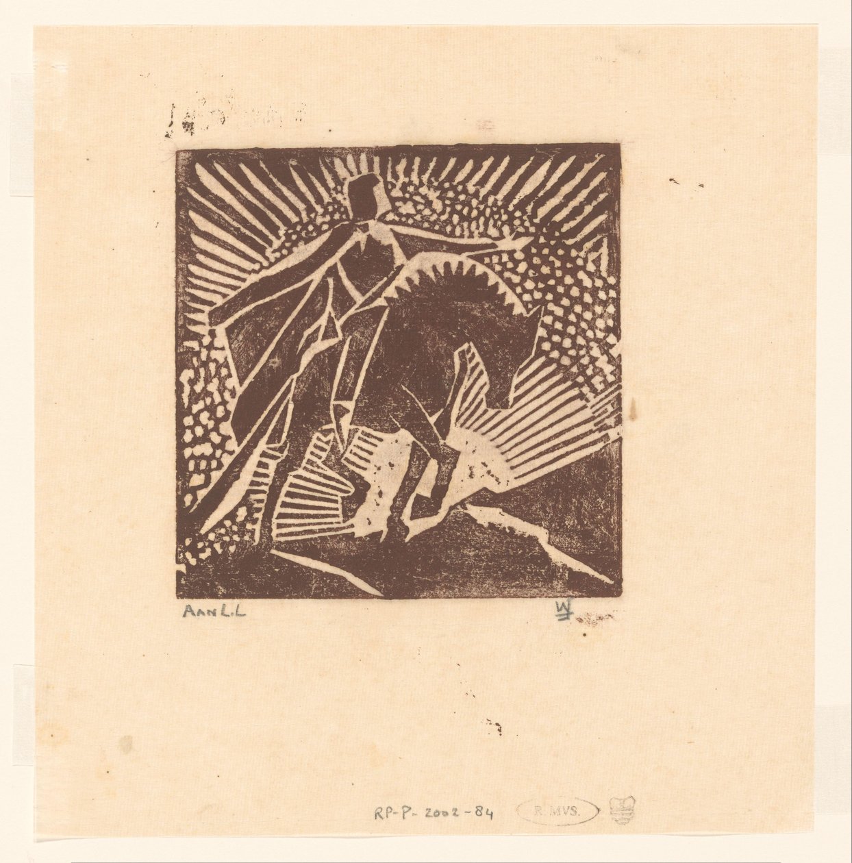 Lovagló lovag alkotó: Joub Wiertz (signed by artist)