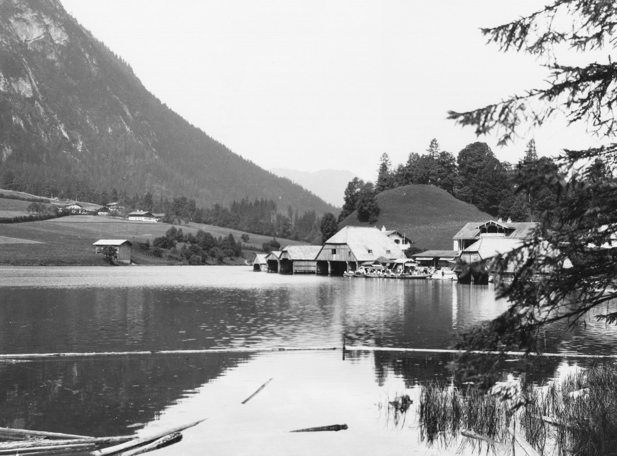 Hajók Konigssee-ben, 1910 körül alkotó: Jousset