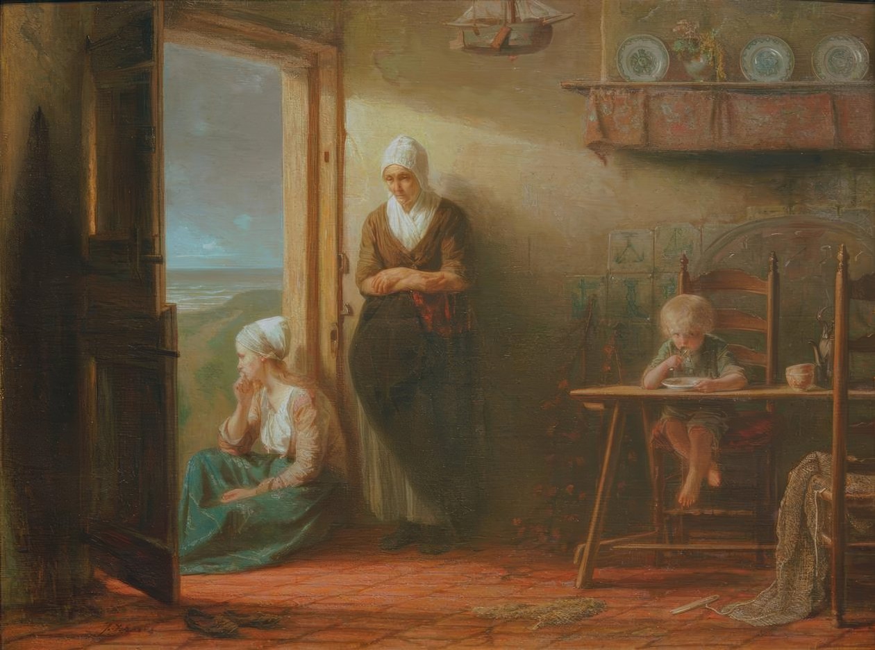 A vihar után alkotó: Jozef Israëls