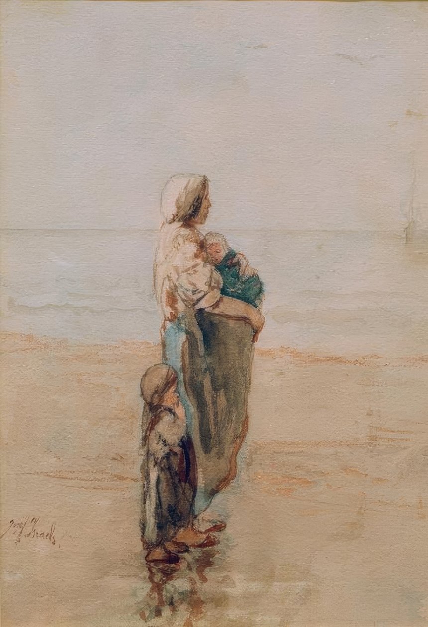 Apa hajója alkotó: Jozef Israëls