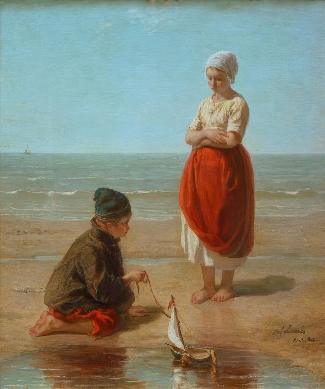 Fishermen’s Children / Children of the Sea alkotó: Jozef Israëls