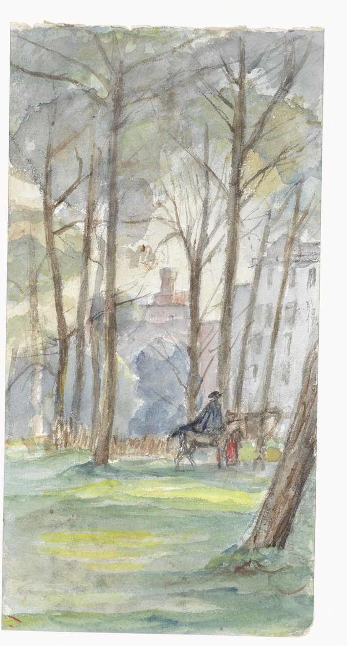 Park lófigurákkal alkotó: Jozef Israëls