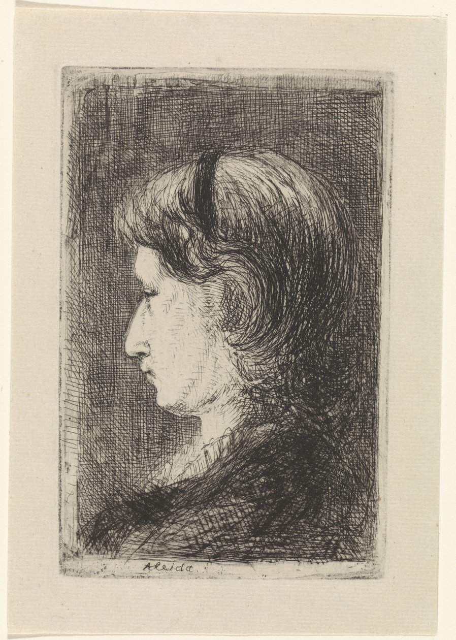 Aleida bárány portréja alkotó: Jozef Israëls