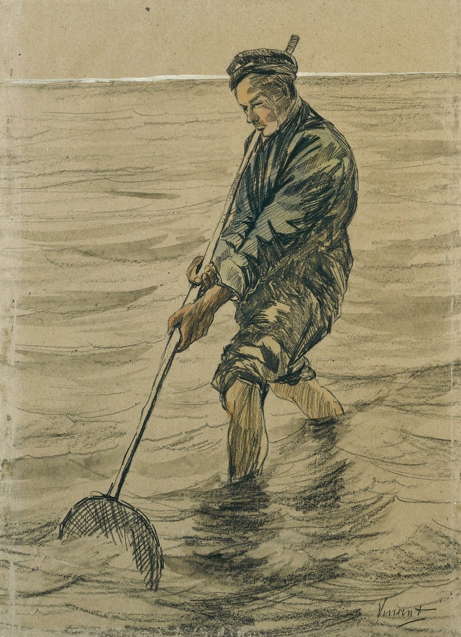 Kagylóhalász, 1863-90 alkotó: Jozef Israëls