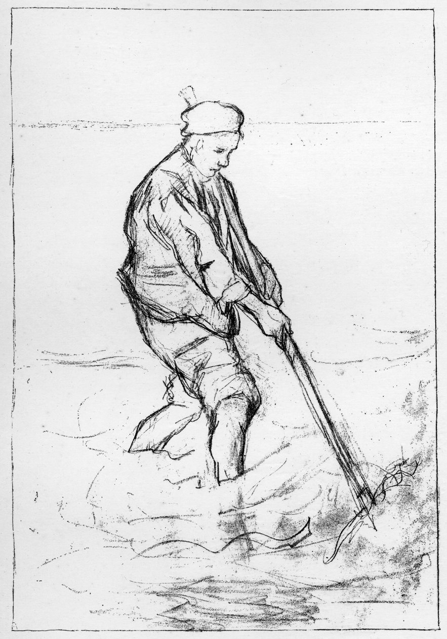 Harc az életért, c1880-1882 alkotó: Jozef Israëls