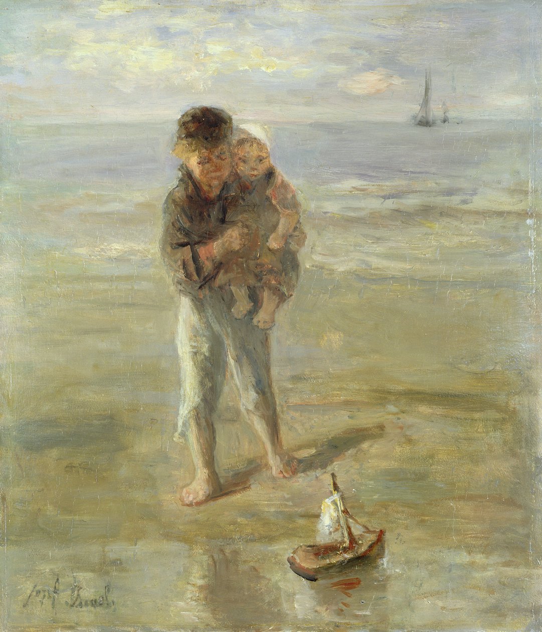 A játékhajó alkotó: Jozef Israëls