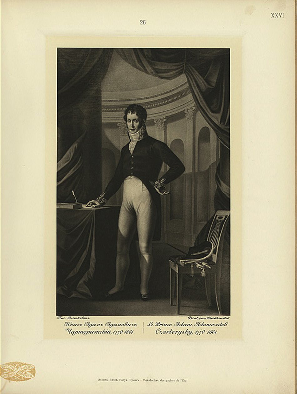 Adam Jerzy Czartoryski herceg 1770-1861 alkotó: Jozef Oleszkiewicz