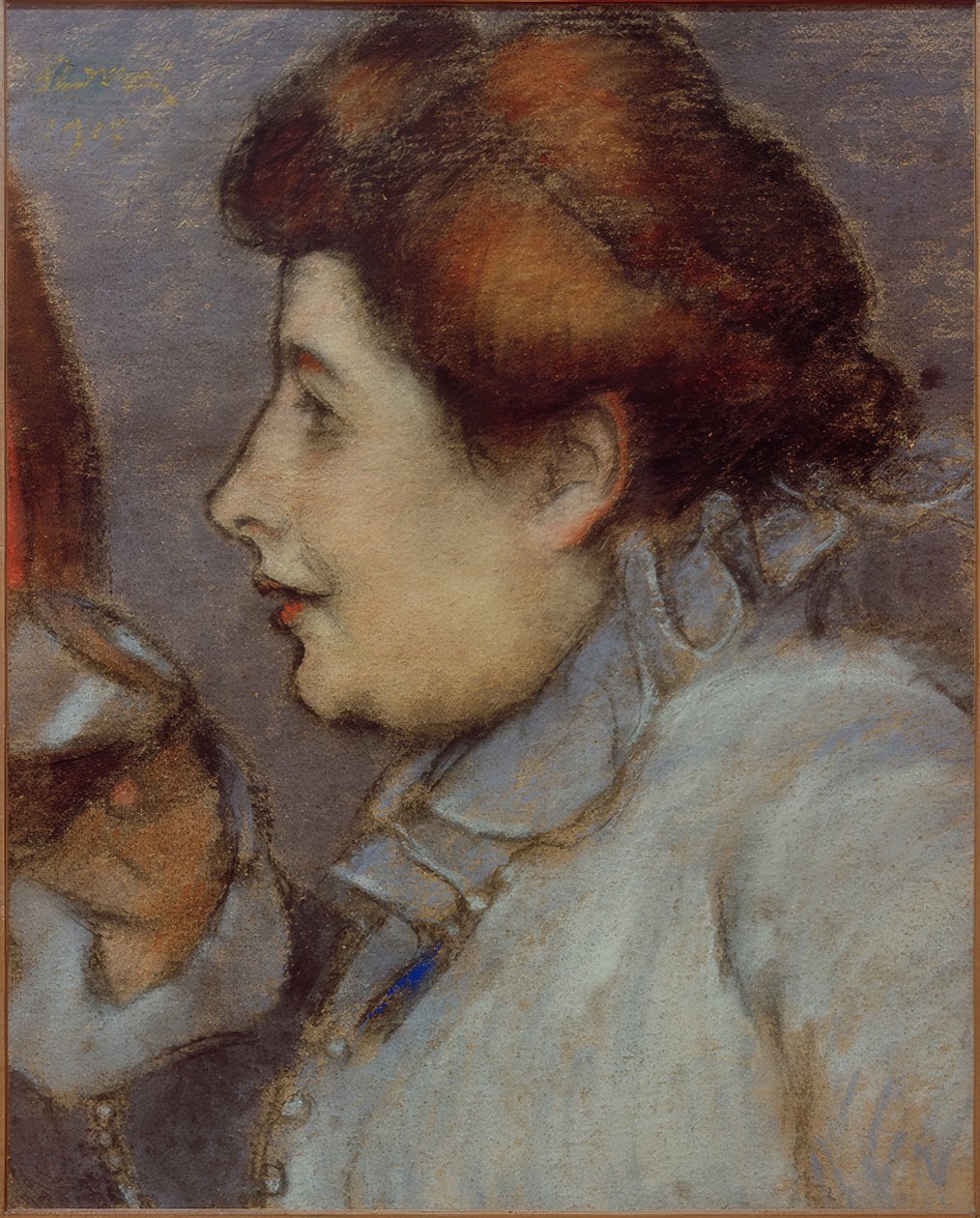 Nő üveggel alkotó: József Rippl Rónai