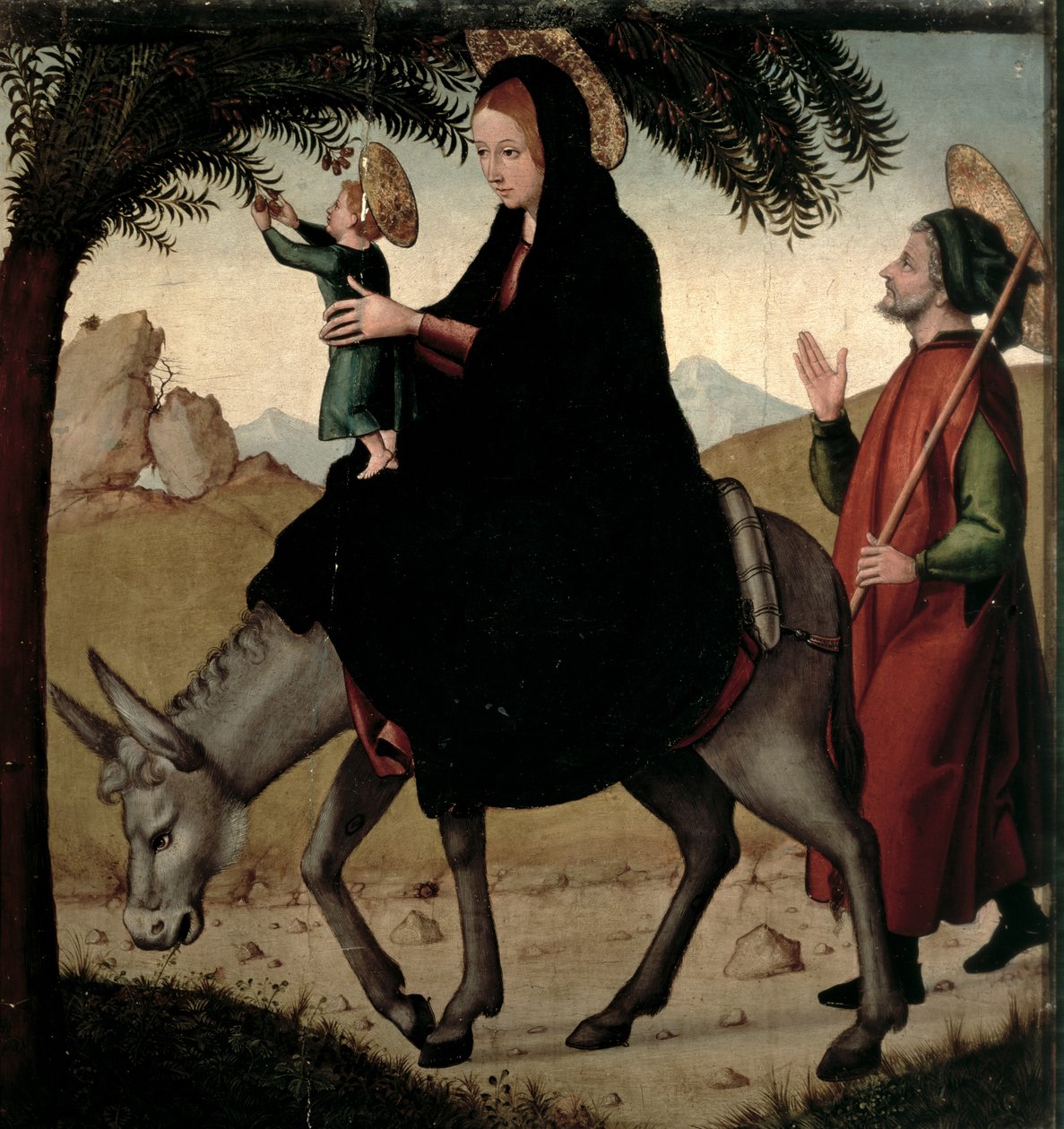 Repülés Egyiptomba alkotó: Juan de Borgoña