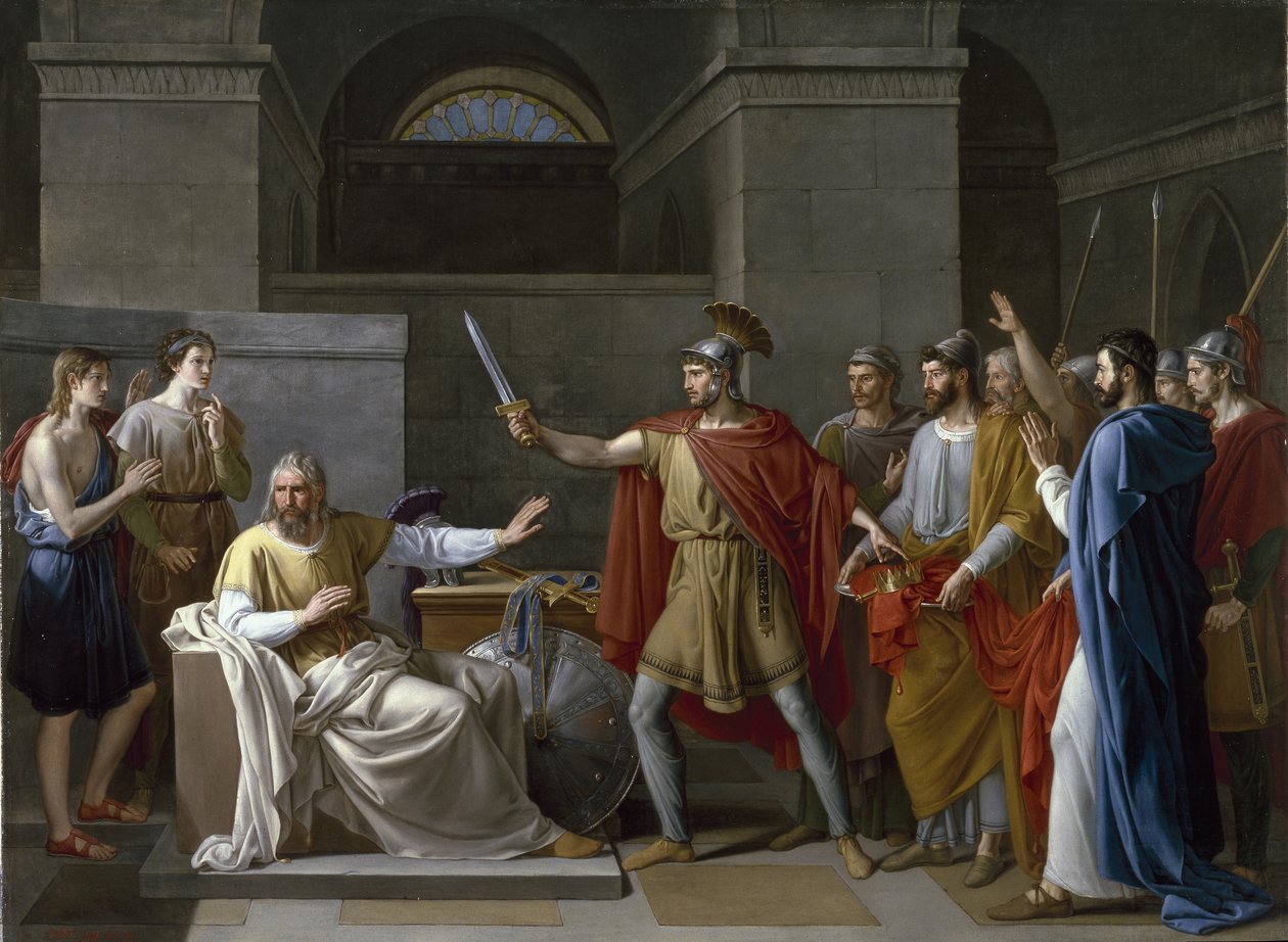 Wamba lemond a koronáról alkotó: Juan Antonio de Ribera