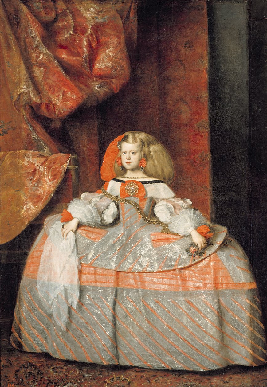 Ausztriai Infanta Margarita, 1665 körül alkotó: Juan Bautista Martinez Del Mazo