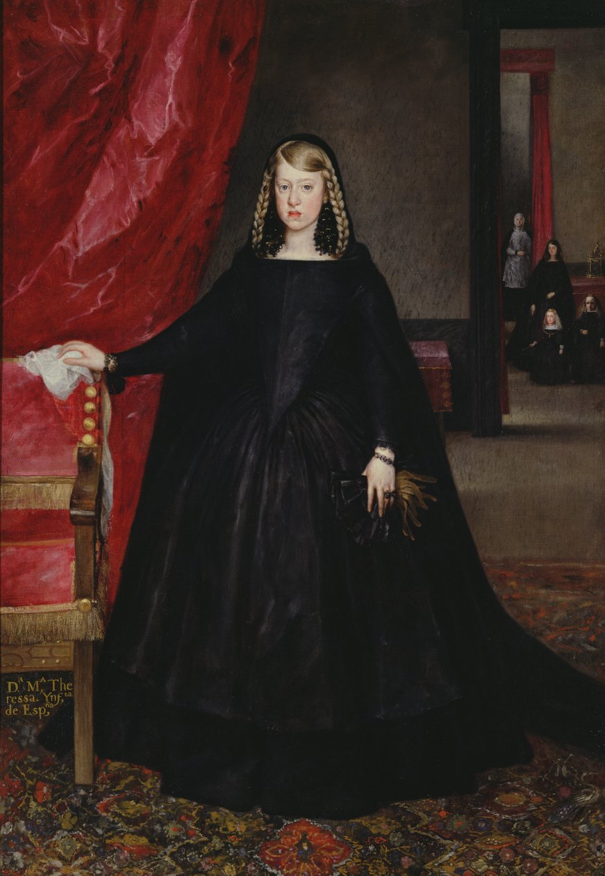 Dona Margarita osztrák császárné gyászruhában (1480-1530) 1666 alkotó: Juan Bautista Martinez Del Mazo
