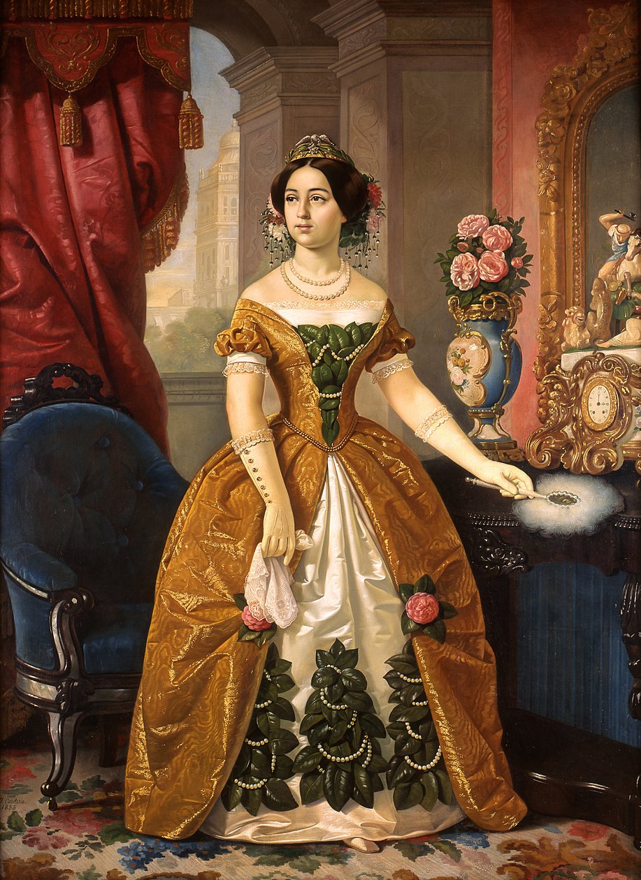 Doña Dolores Tosta de Santa Anna portréja alkotó: Juan Cordero