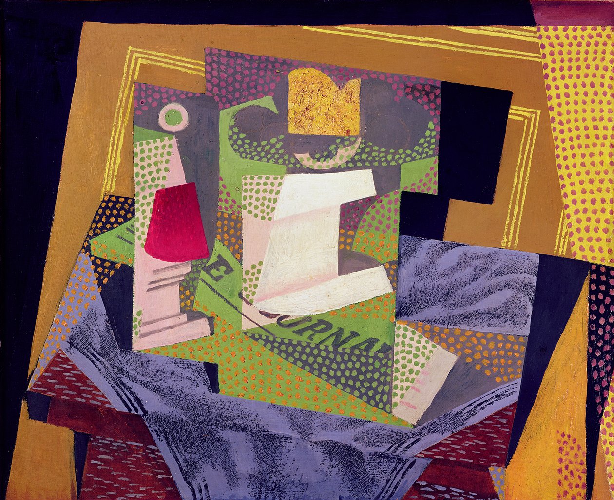 Kompozíció egy asztalon, 1916 alkotó: Juan Gris