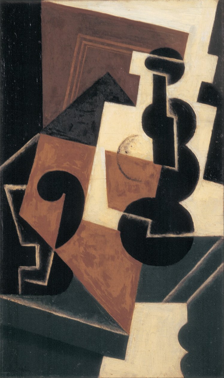 Üveg és vizes palack alkotó: Juan Gris