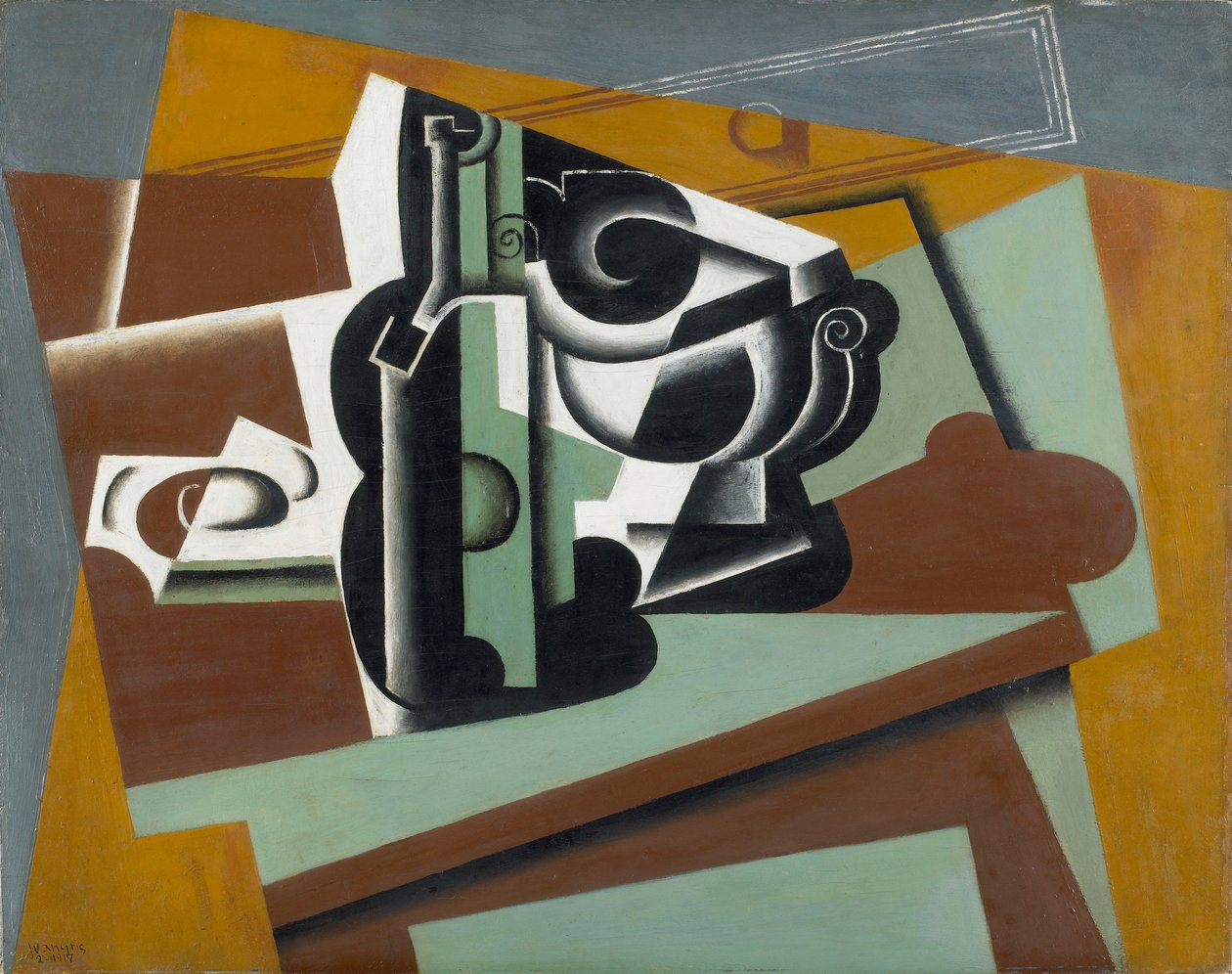 Csendélet, 1917 alkotó: Juan Gris