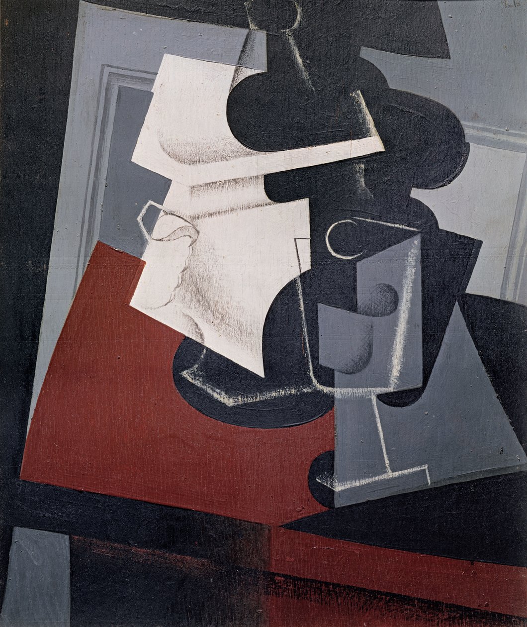 Csendélet az asztalon, 1916 alkotó: Juan Gris