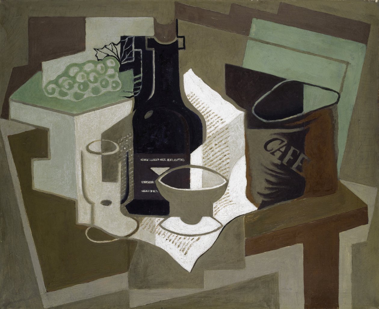 A zacskó kávé, 1920 alkotó: Juan Gris