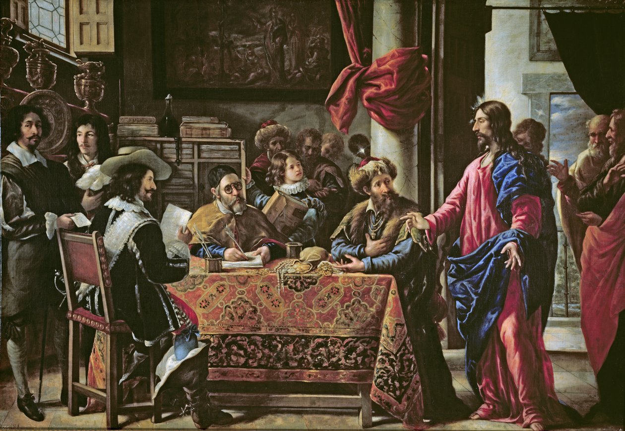 Szent Máté hivatása alkotó: Juan de Pareja