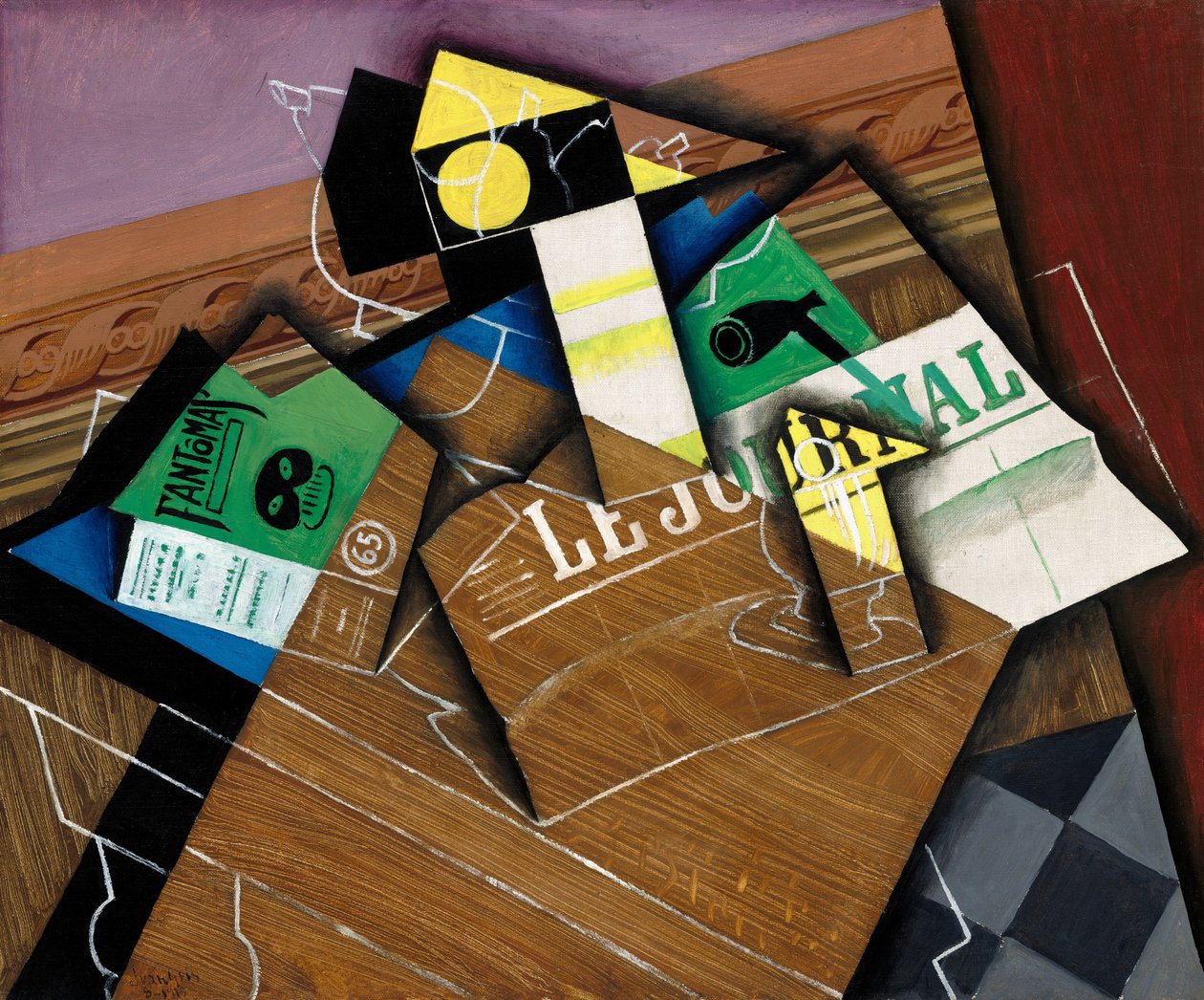 Szellemek, 1915. alkotó: Juan Gris