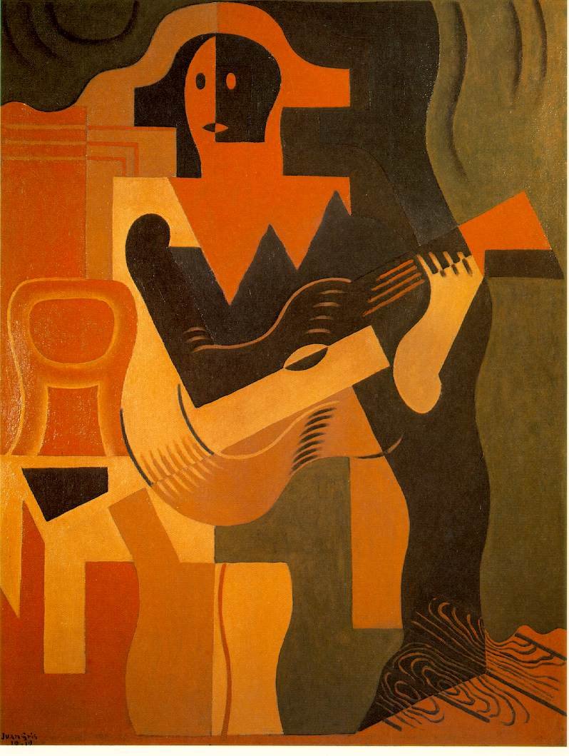  Harlekin gitárral alkotó: Juan Gris