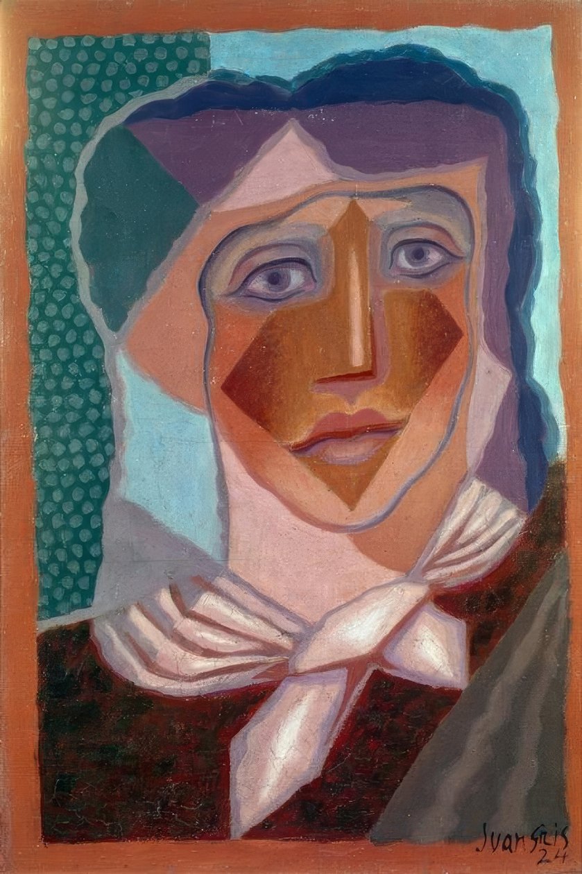 Juan Gris, Nő nyakkendővel, 1924 alkotó: Juan Gris